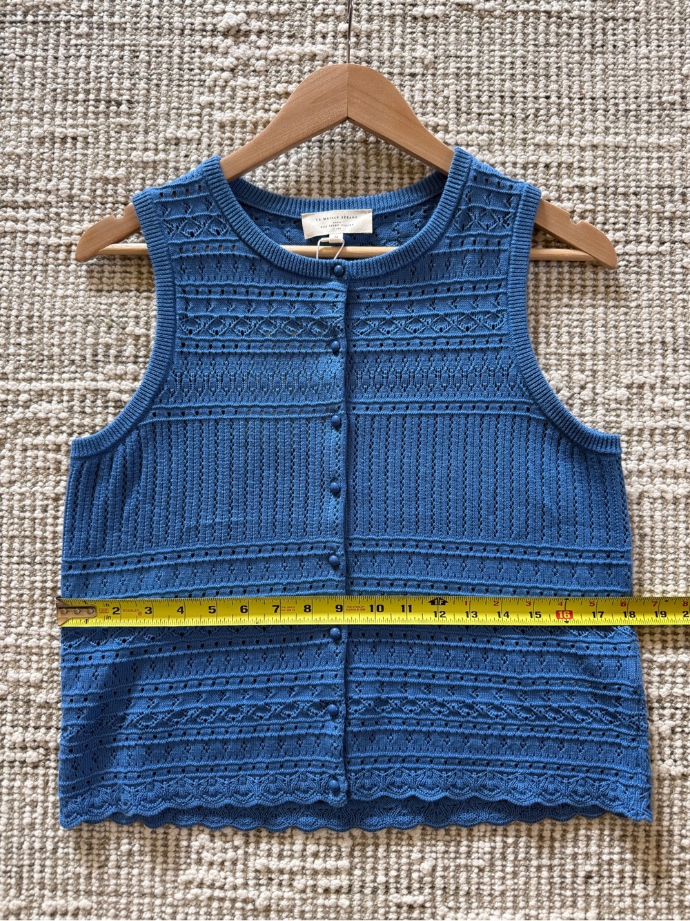 Sezane Davy Cardigan Blue - Size M - Picture 7 of 8